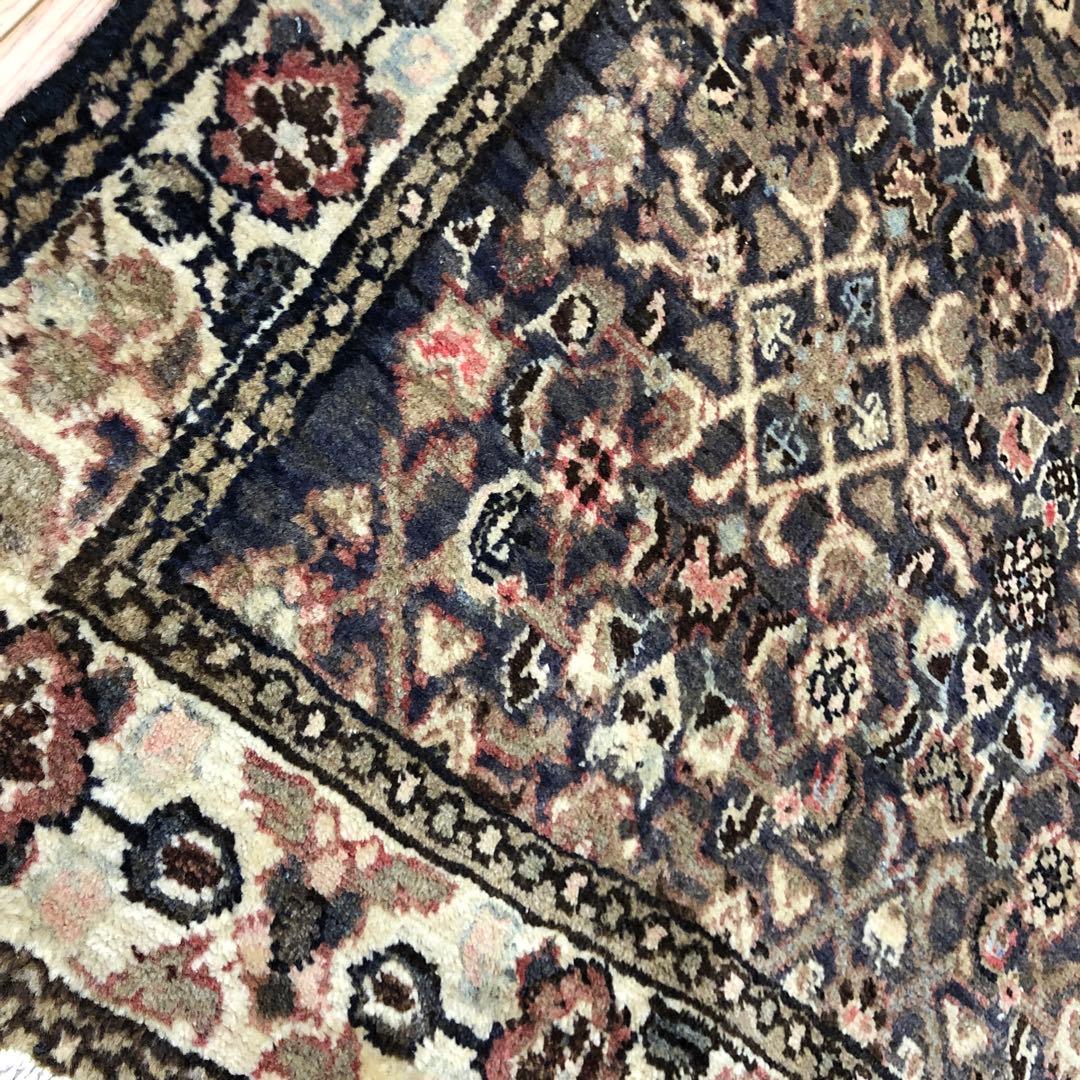 ペルシャ絨毯 ペルシャヴィンテージラグ 183x103 手織り オールド