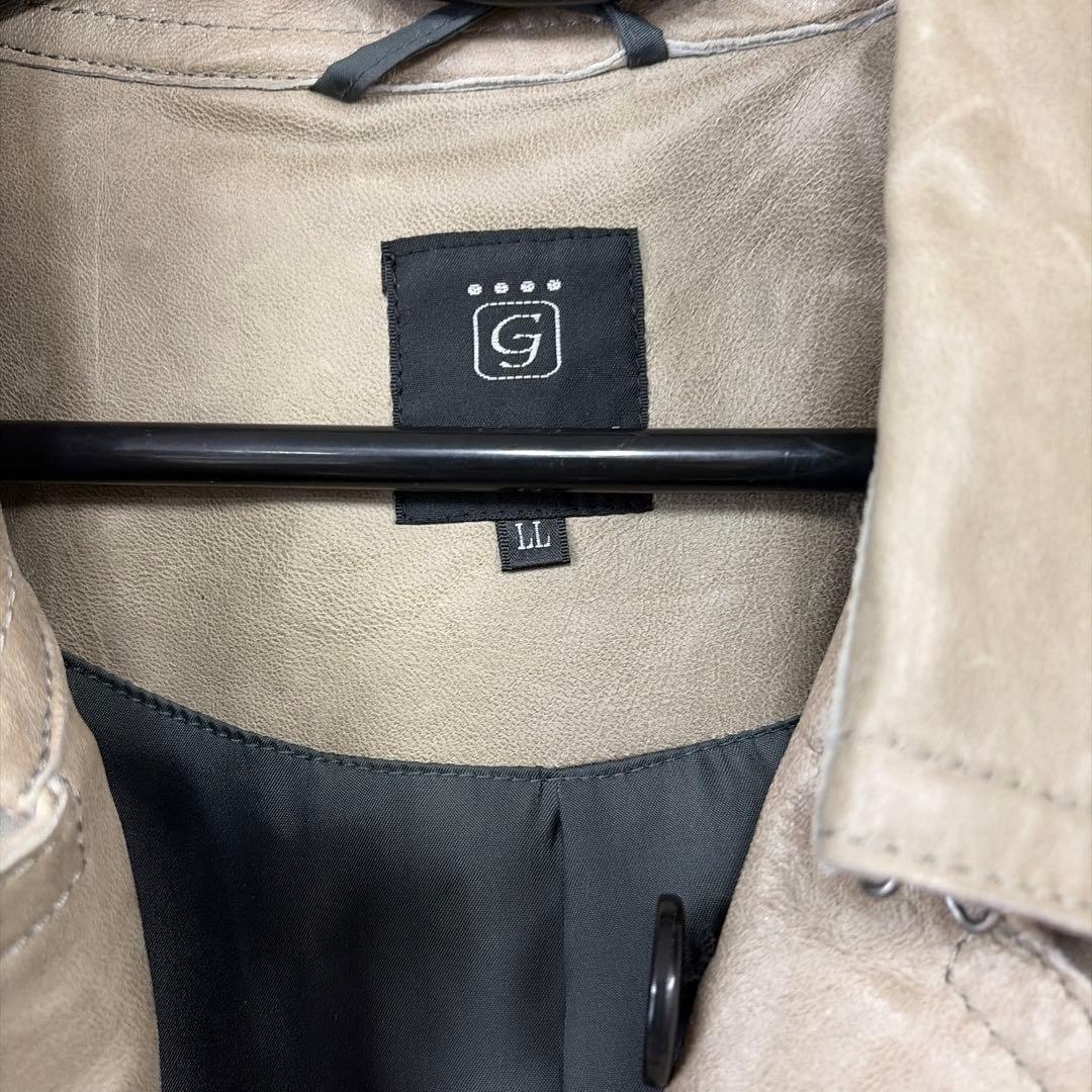 G-Stage ジーステージ 羊革 ラムレザー トレンチコート XLサイズ