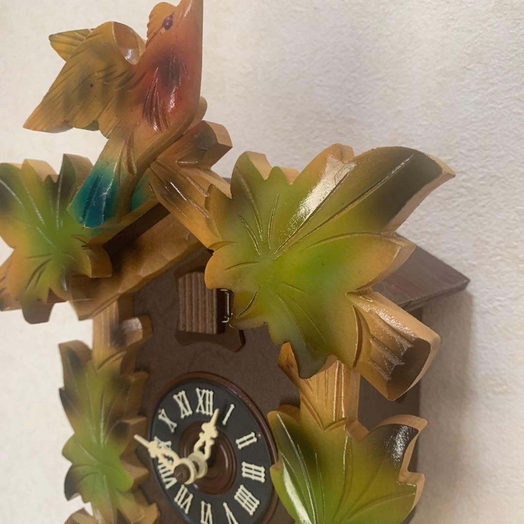 鳩時計　カッコウ時計　振り子付き掛け時計　おもり式　ドイツ　シュナイダー