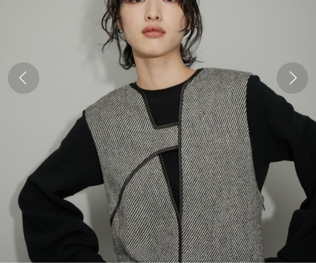 2WAYツイードジャンパースカート