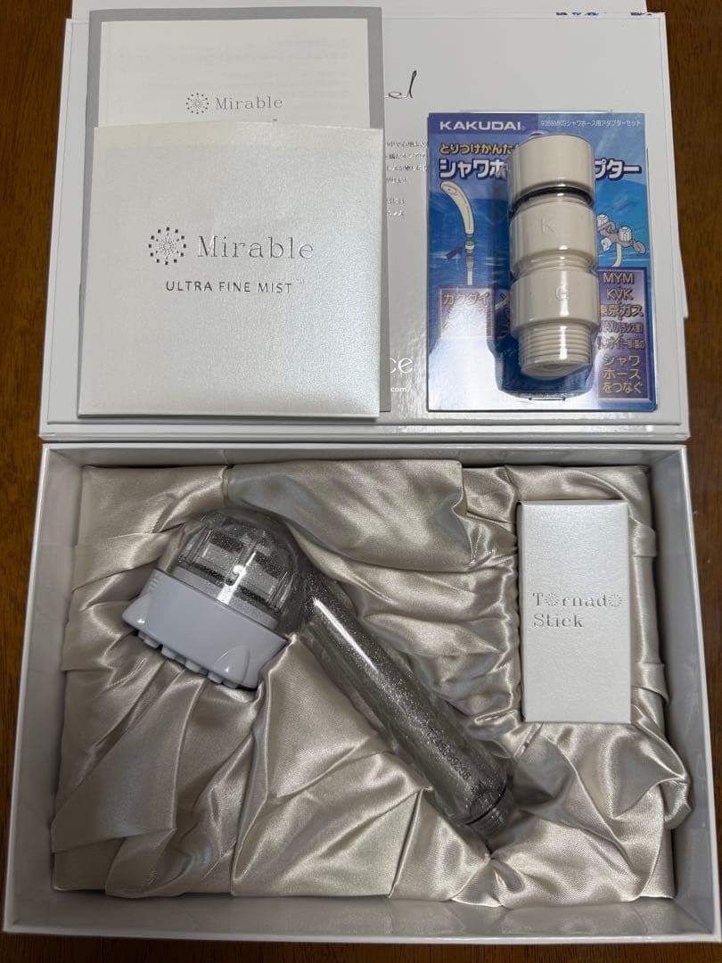 新品未使用　ミラブル　ウルトラファインミスト　シャワーヘッド　アダプター付き