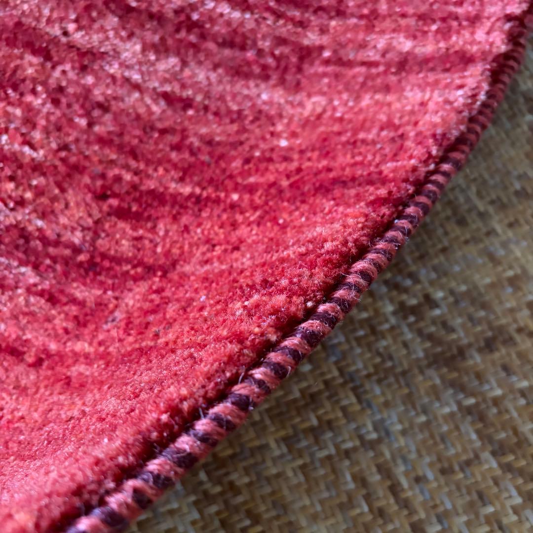 ギャッベ　ゾランヴァリ　茜色