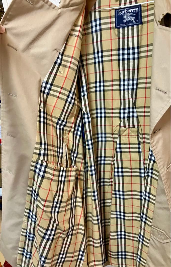 【Burberrys】英国製トレンチコート　ベージュ　バーバリー