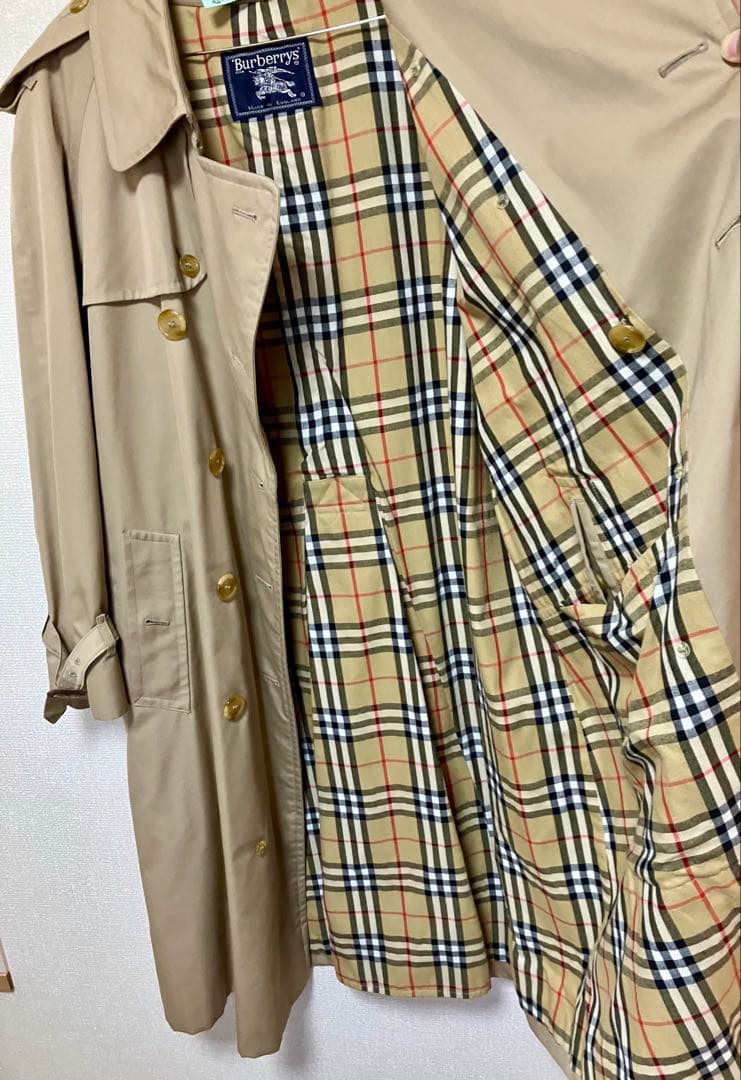 【Burberrys】英国製トレンチコート　ベージュ　バーバリー