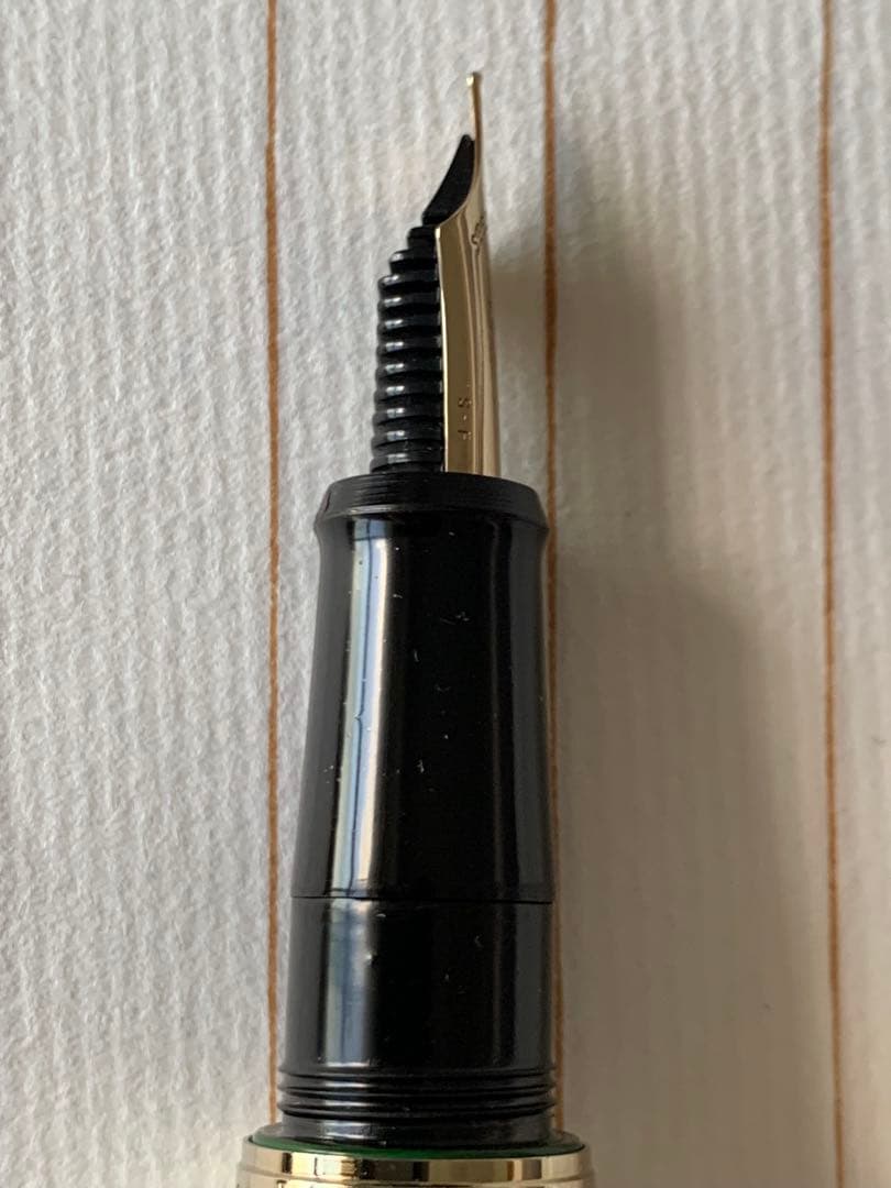 【希少】Ohashido（大橋堂）万年筆 グリーン軸 14Kペン先