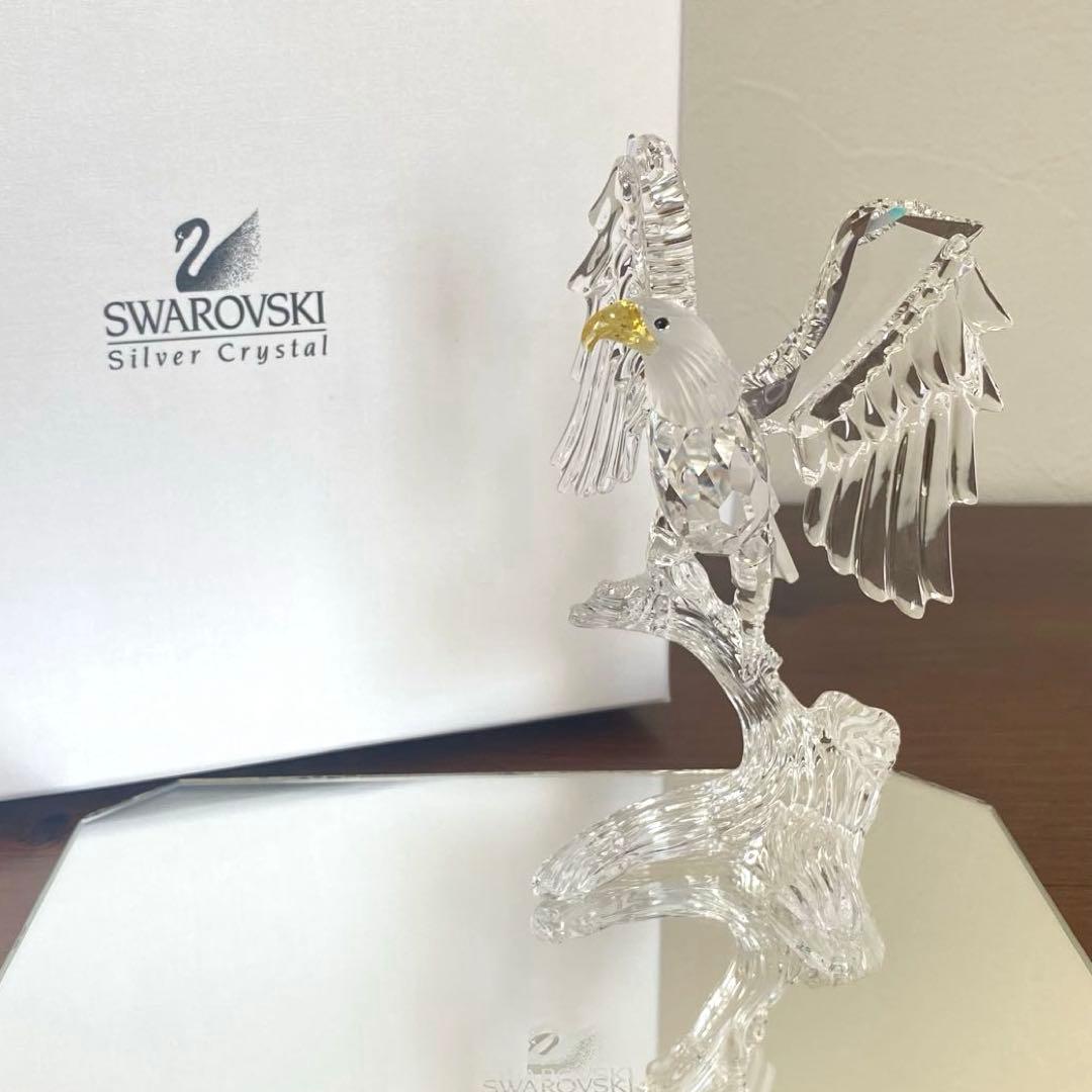 SWAROVSKI スワロフスキー クリスタル ハクトウワシ 置物