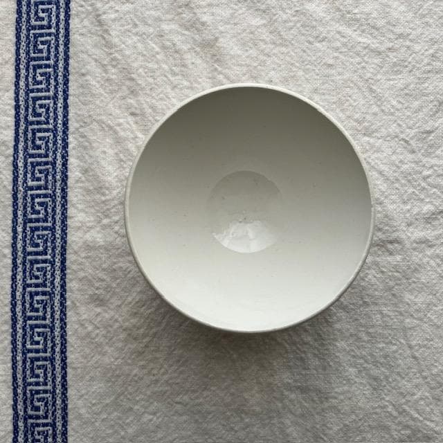 ◆サルグミンヌ小ぶりなカフェオレボウル白＃クレイユモントロージアンオクトゴナル