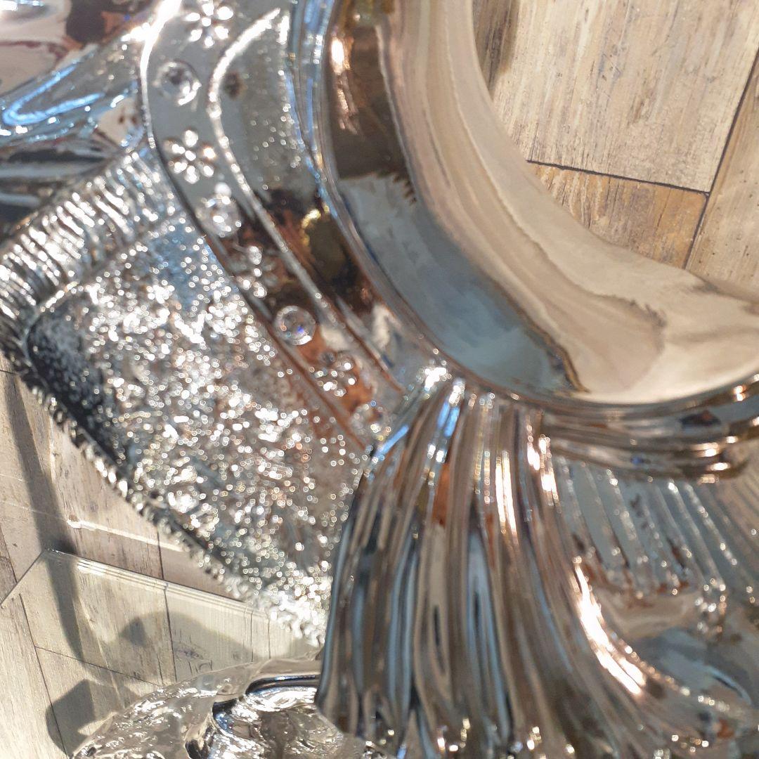 輸入雑貨　イタリアンクラッシック　『シルバーホース』　オーナメント　エレガント