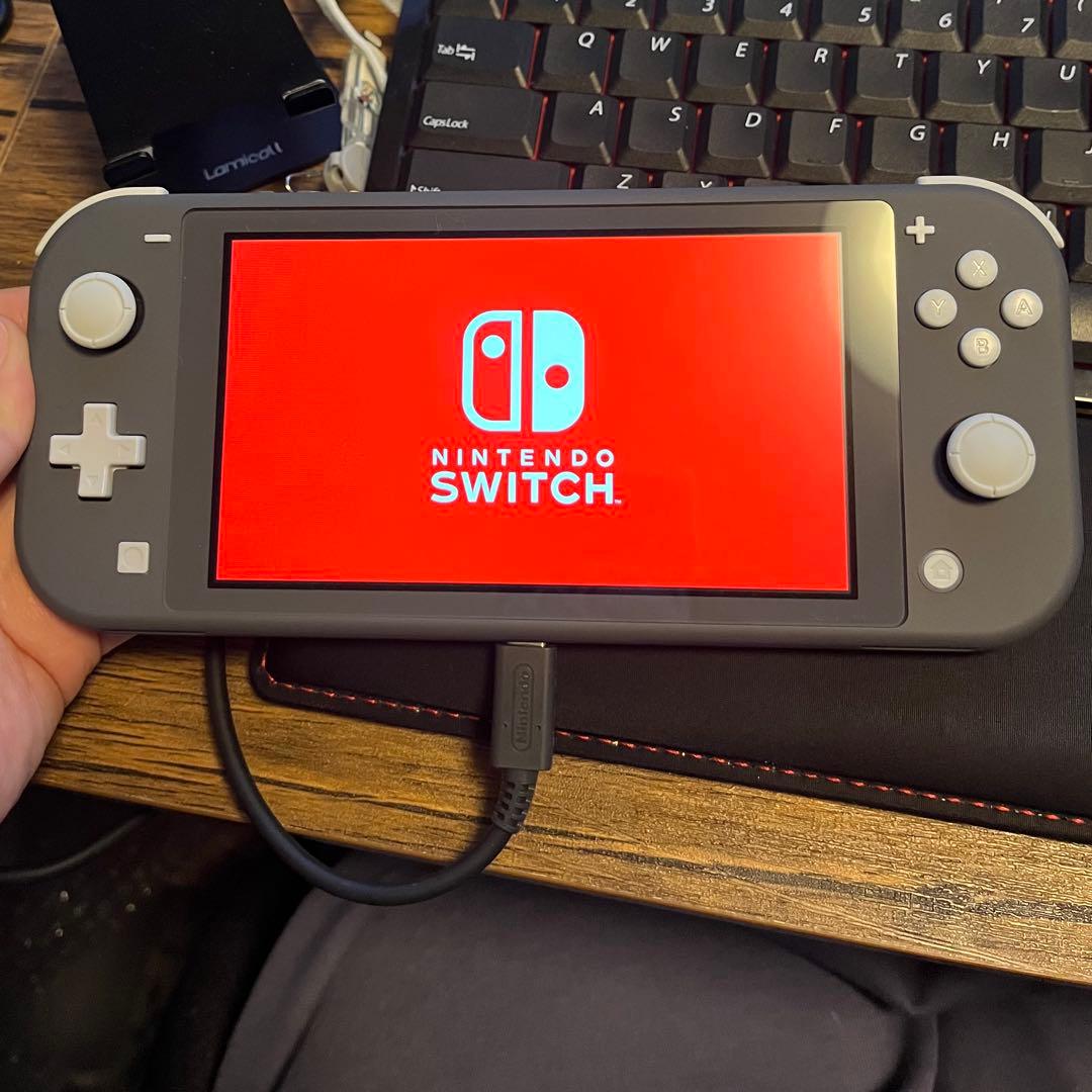 Nintendo Switch Lite グレー 本体　箱あり