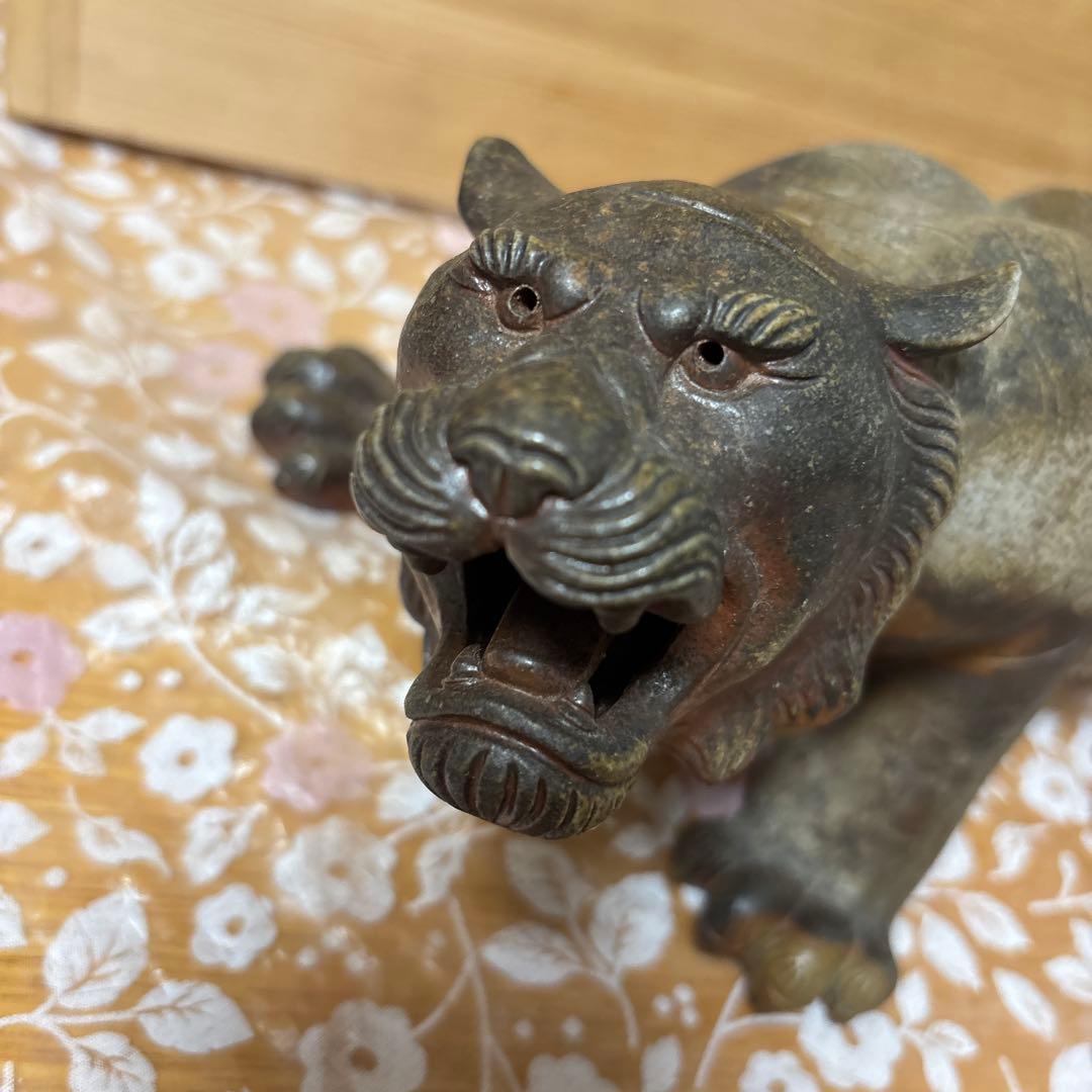 備前焼　小西陶古 干支 虎の置物