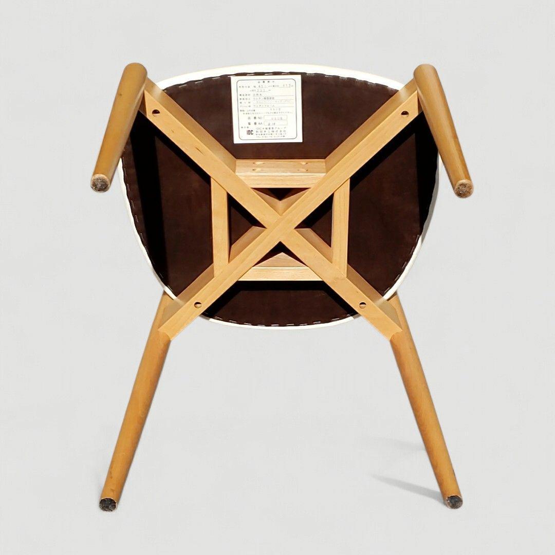 秋田木工 曲木 ダイニングチェア No.0808 IDC大塚家具 ホワイト ①