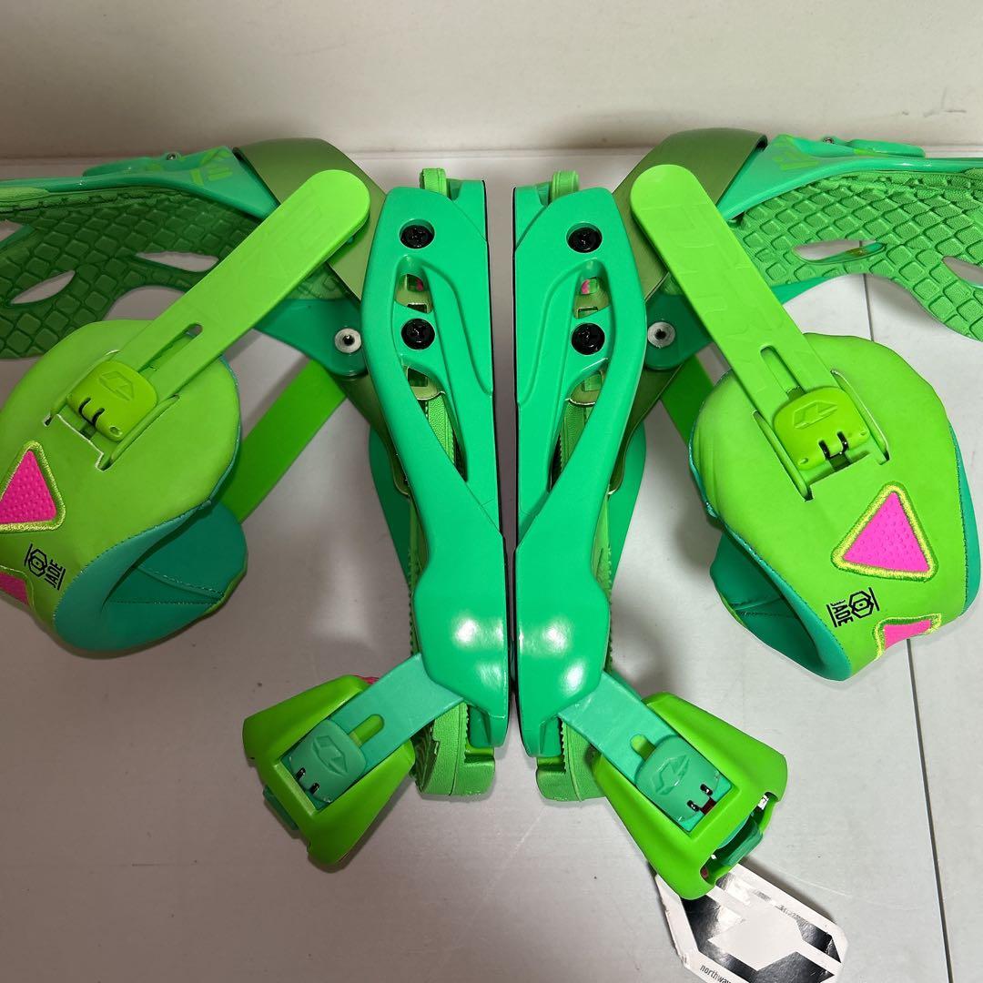 DRAKE JADE GREEN FLUO スノーボードバインディング メンズS