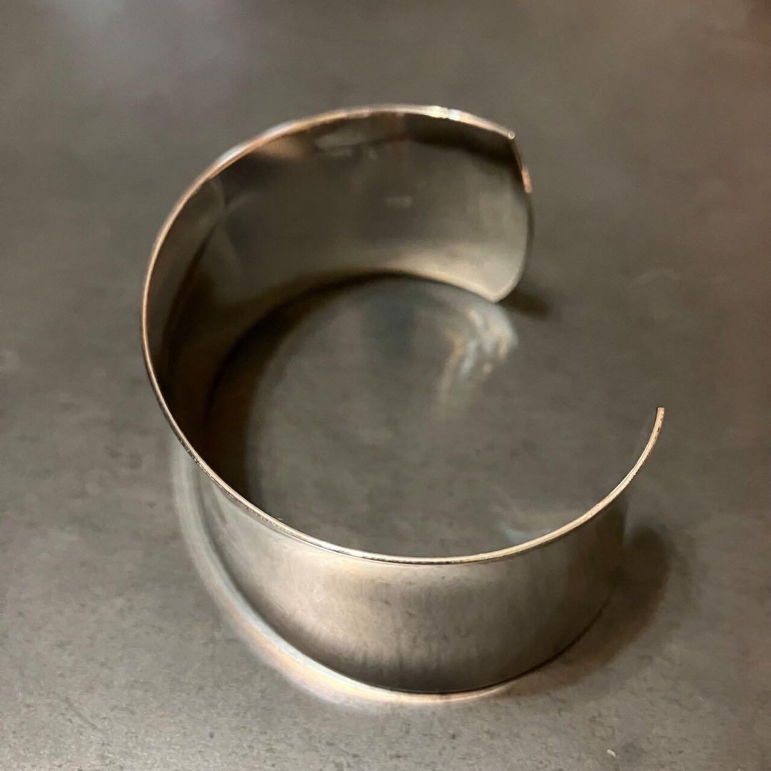 SILVER925 WIDE BANGLE/シルバー/ブレスレット/バングル