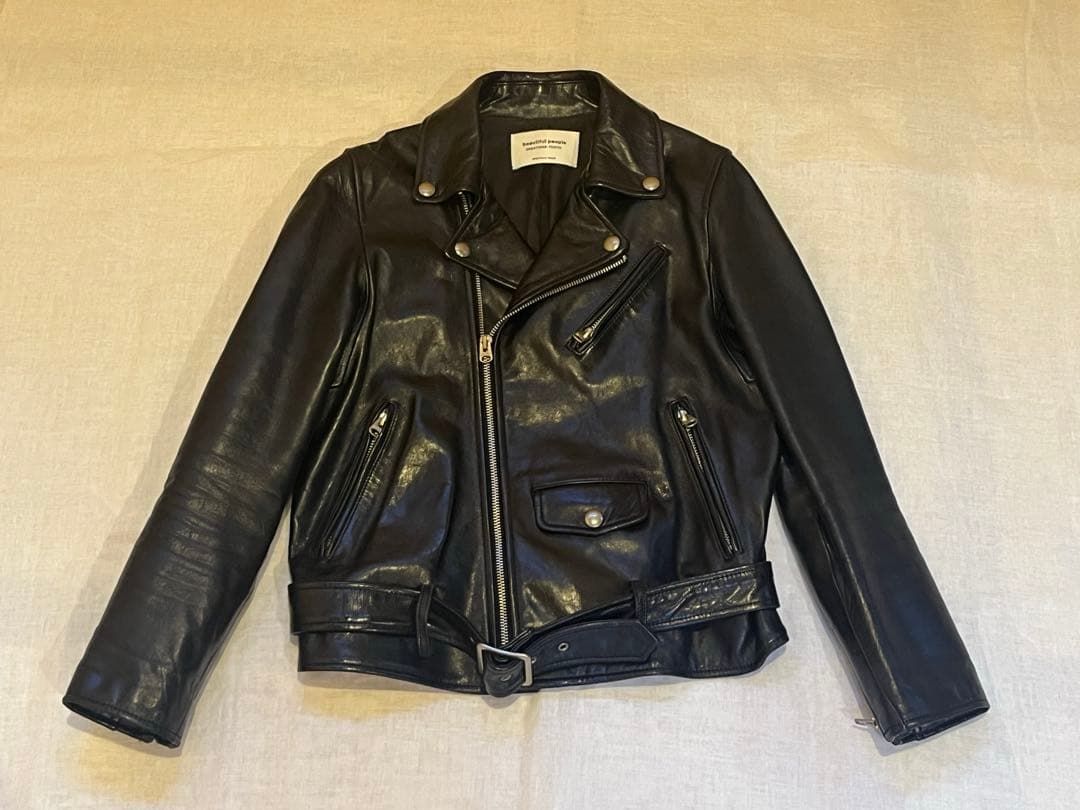 beautiful people ライダース 羊革 150