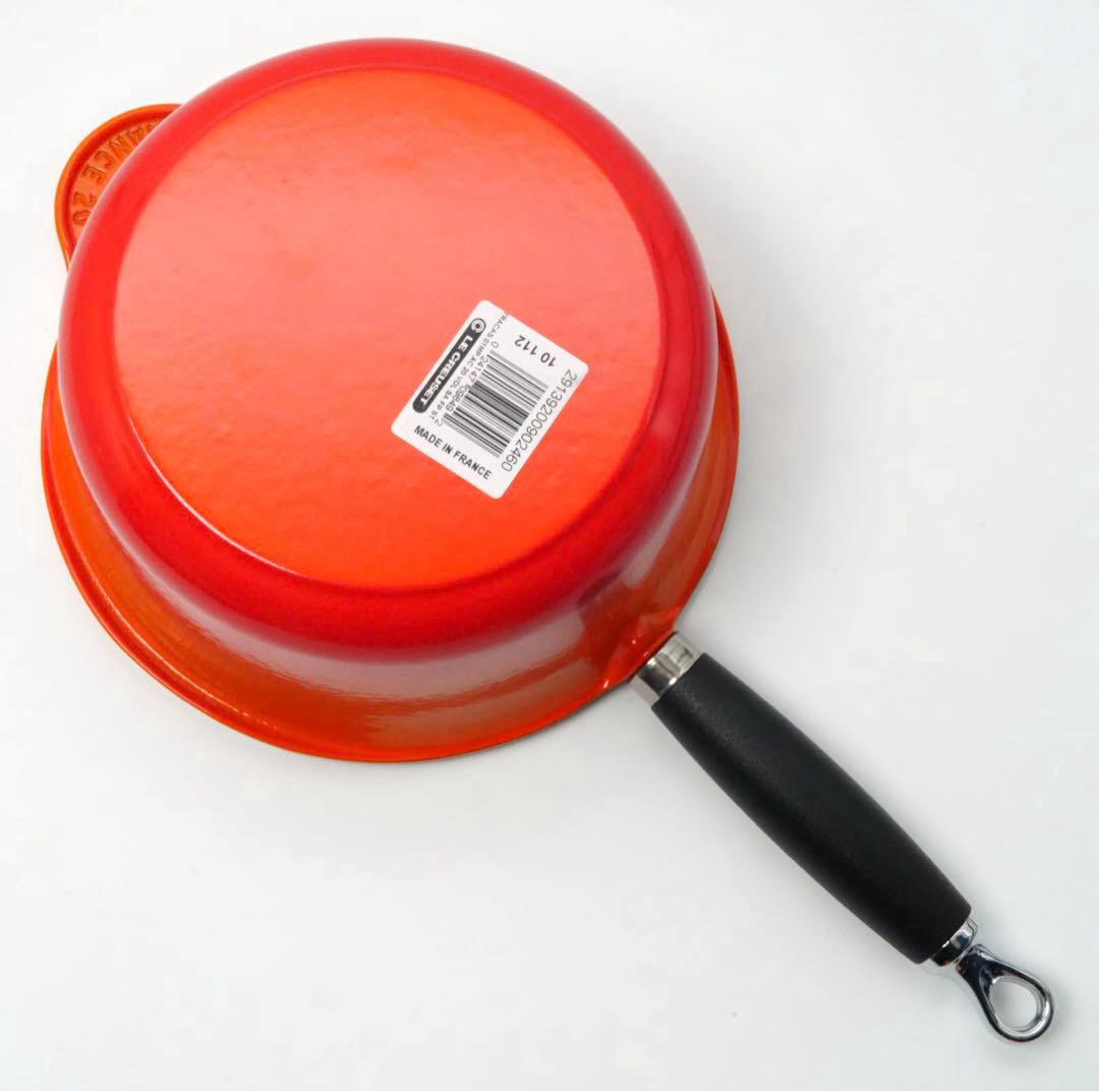 【極美品】LE CREUSET　ソースパン オレンジ　20cm