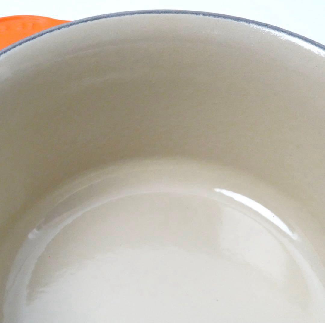 【極美品】LE CREUSET　ソースパン オレンジ　20cm