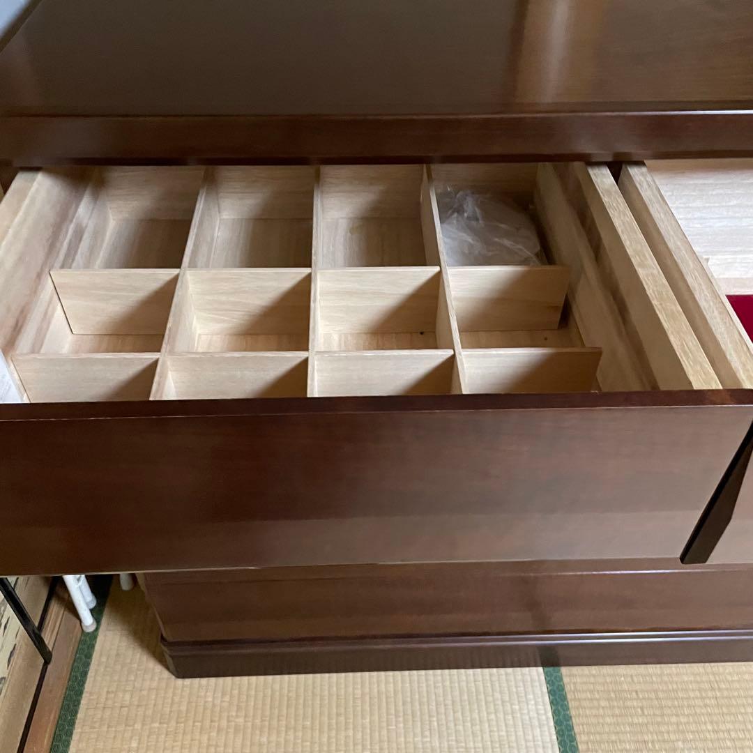 底値到達！　整理ダンス　美品　ブラウン木製チェスト