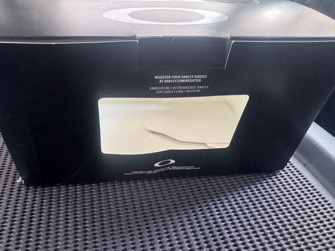 OAKLEY ゴーグル 赤 レンズ ケース付き