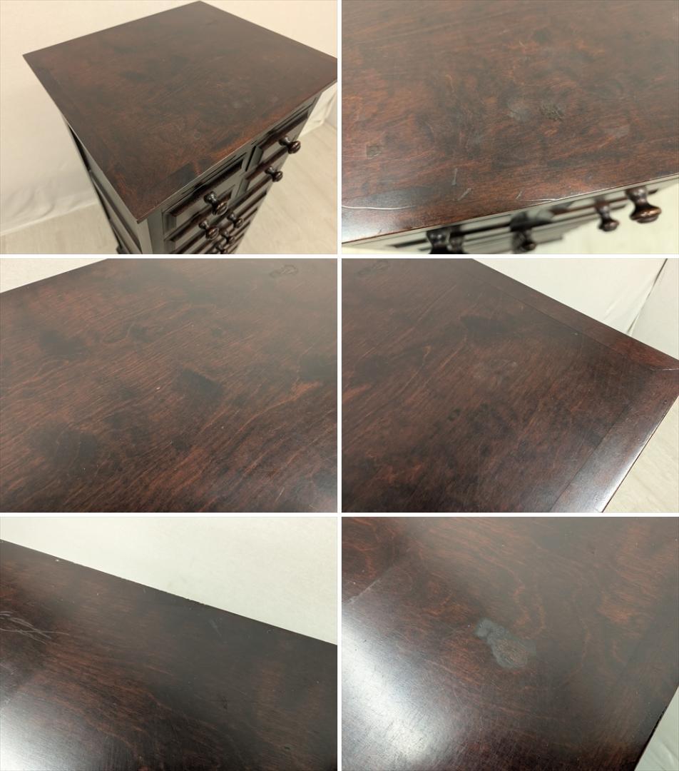 神居民芸　樺 カバ材　9段 11杯　整理箪笥　タンス　たんす　チェスト　ドロワー