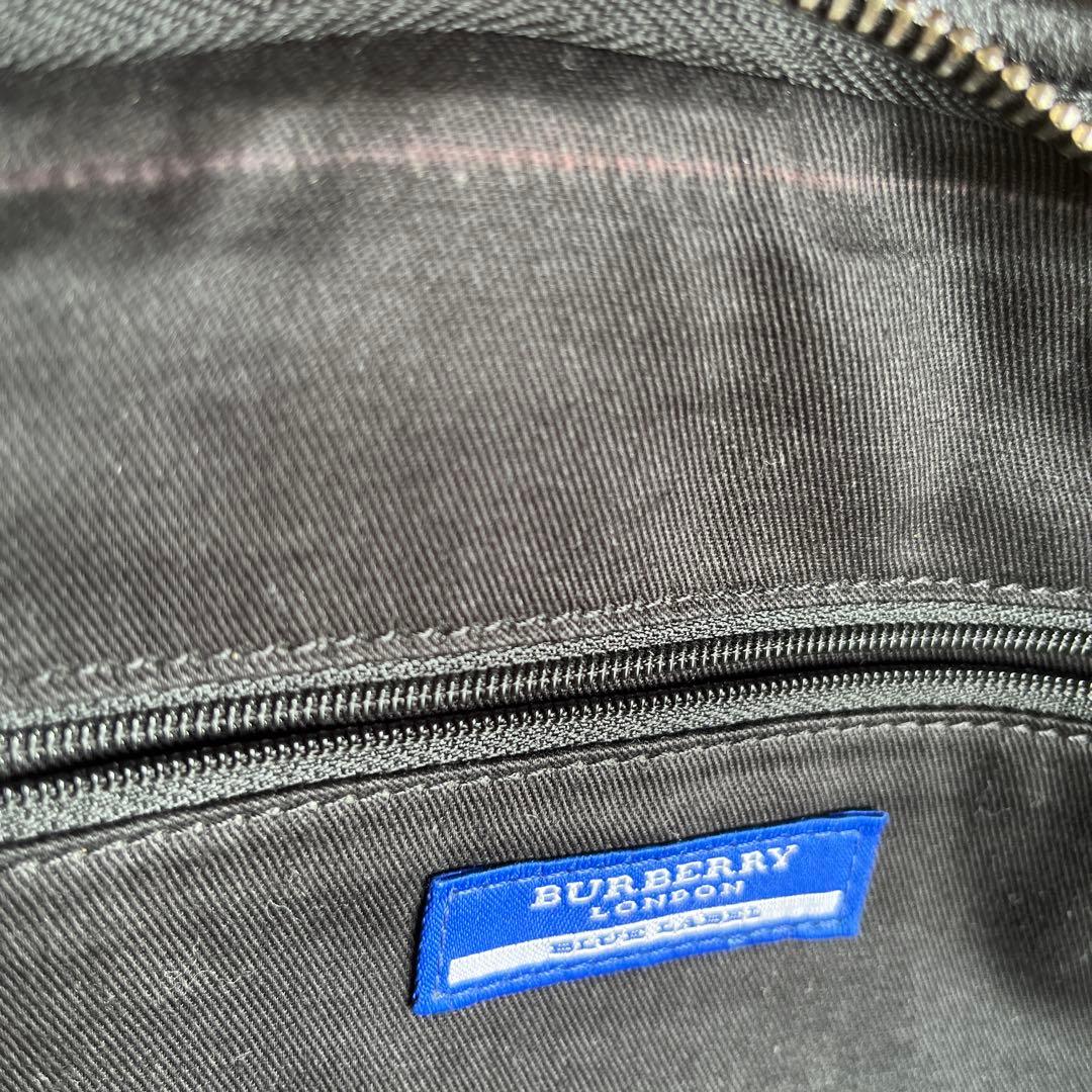 バーバリーブルーレーベル　ボストンバッグ　ブラック