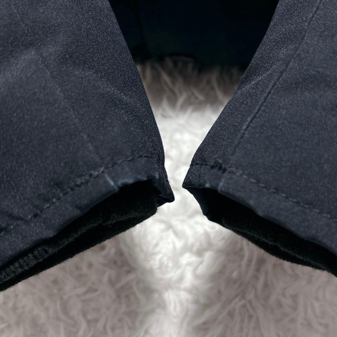 DANTON ダントン ロングダウンコート フーデッドコート ネイビー 34