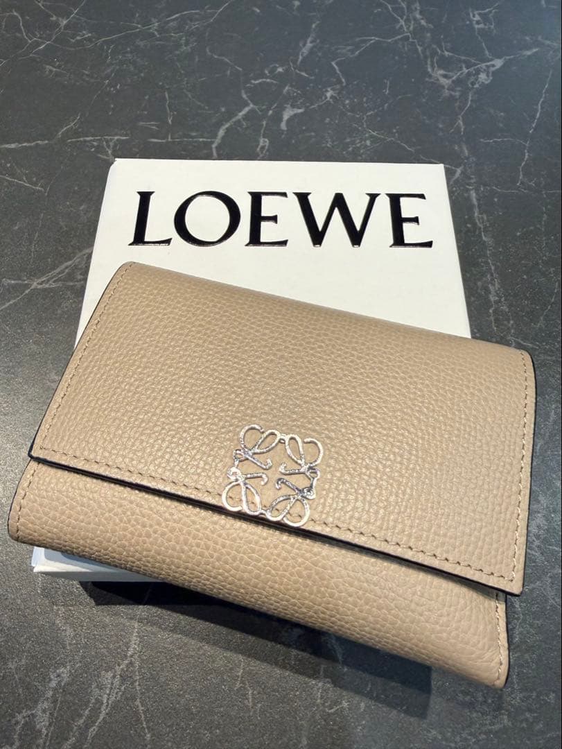 こゆ◎美品◎ロエベ LOEWE◎アナグラムバーティカルウォレット
