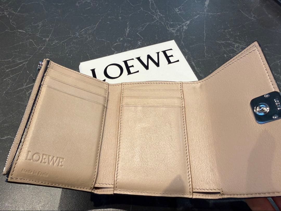 こゆ◎美品◎ロエベ LOEWE◎アナグラムバーティカルウォレット