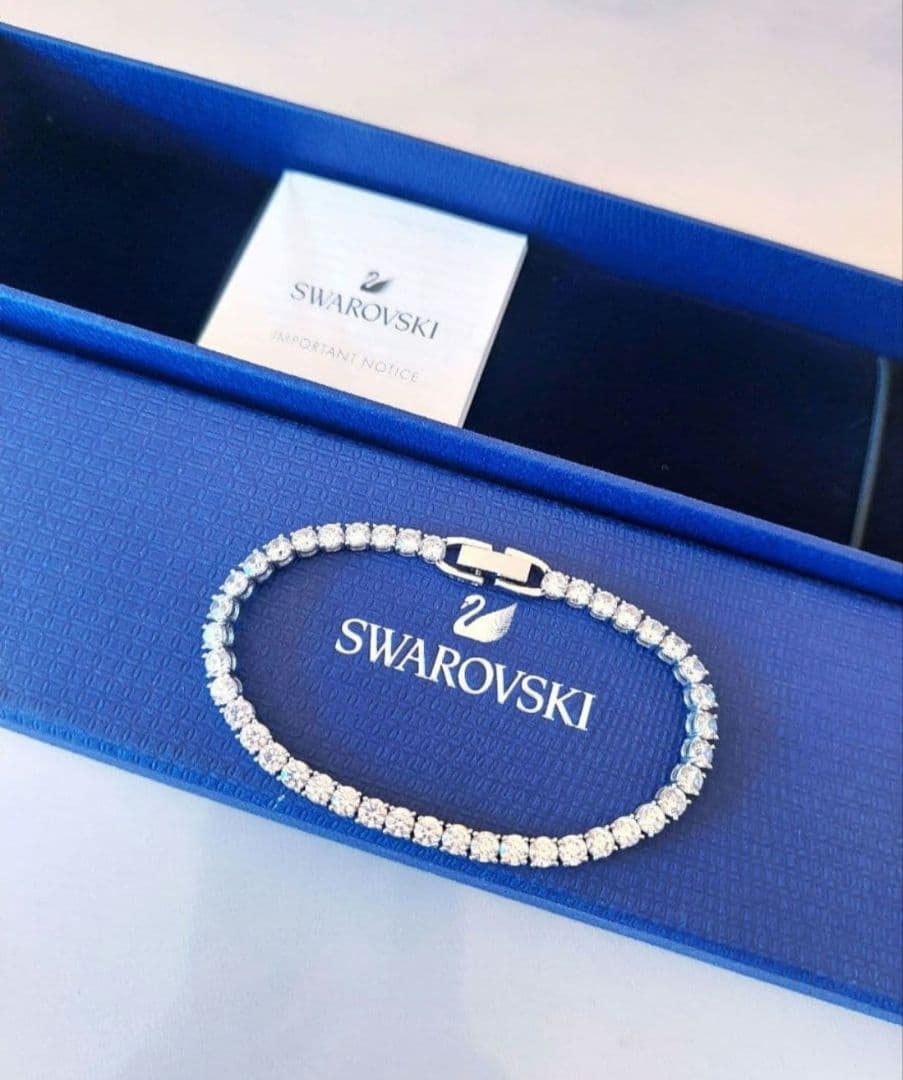 ななさん専用 テニス Dluxe ブレスレット スワロフスキー