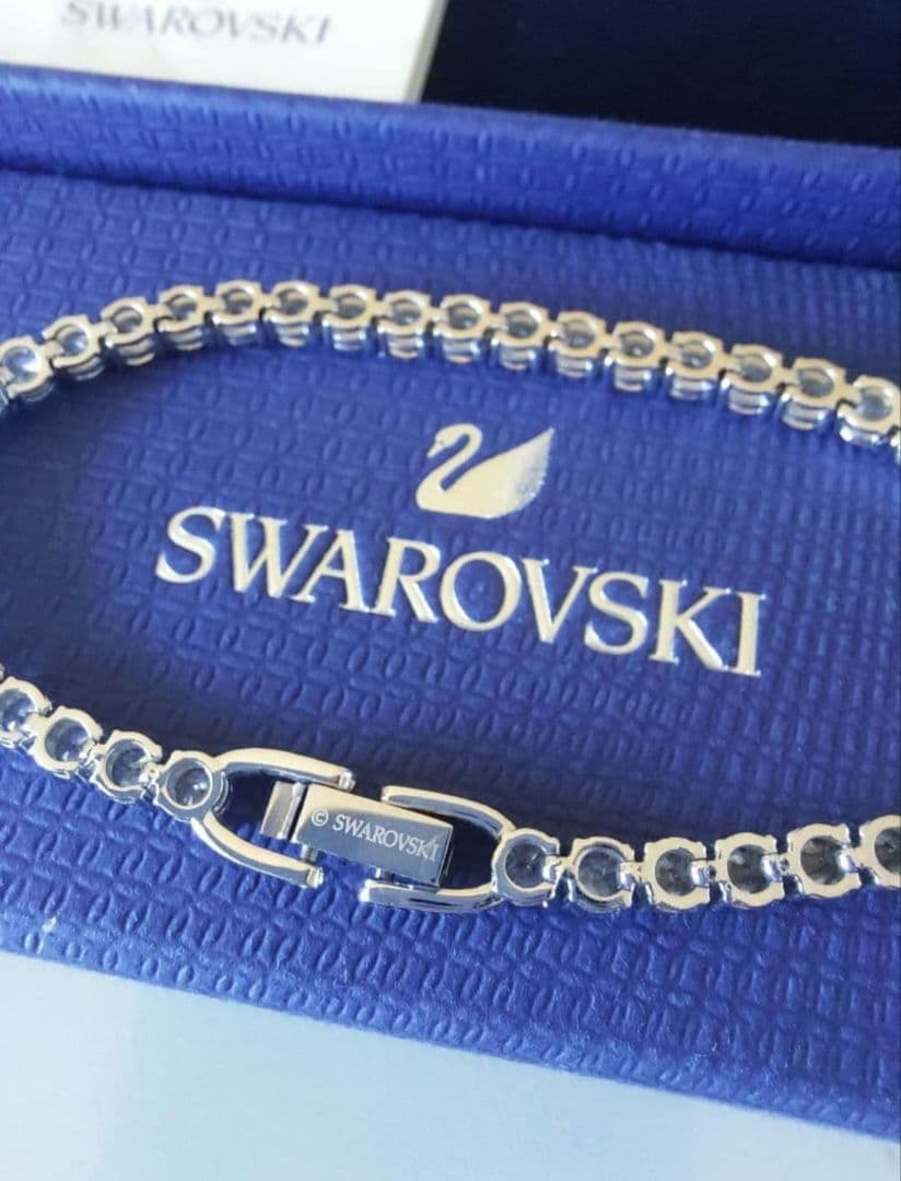 ななさん専用 テニス Dluxe ブレスレット スワロフスキー