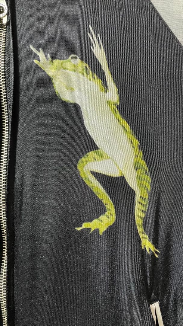 CUNE 八百万スカジャン ブラック ビンテージ 完売品 希少 ウサギ キューン