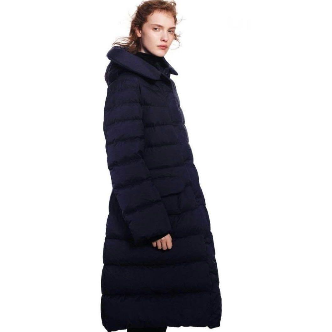 極美品✨ユニクロ +J ウルトラライトダウンフーデットコート パッカブル　フード