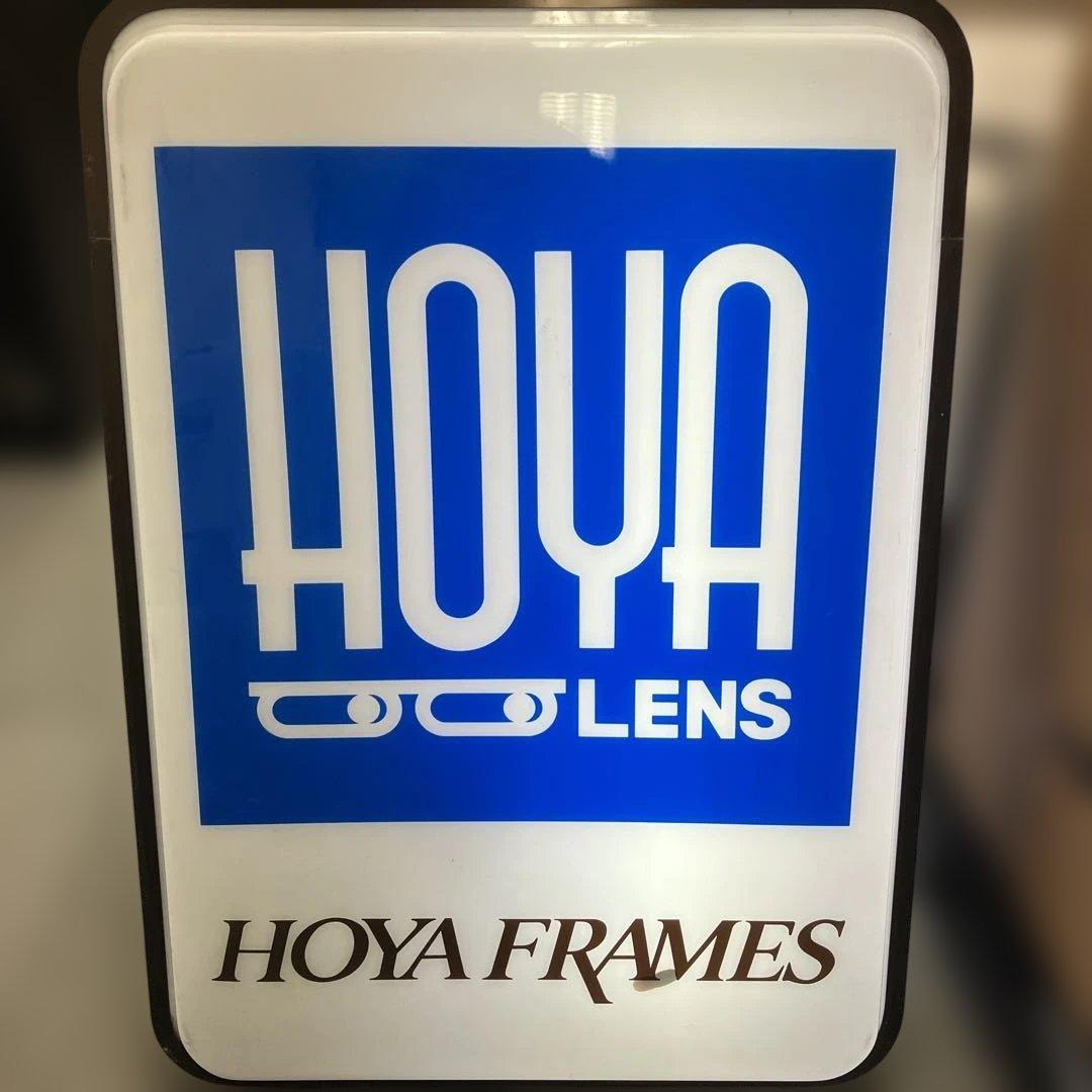 【非売品】HOYA LENS HOYA FRAMES 看板　サインボード