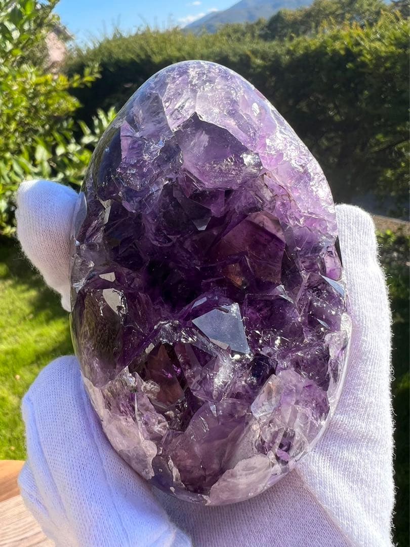 A187 高品質アメジストドーム クラスター ウルグアイ産 パワーストーン