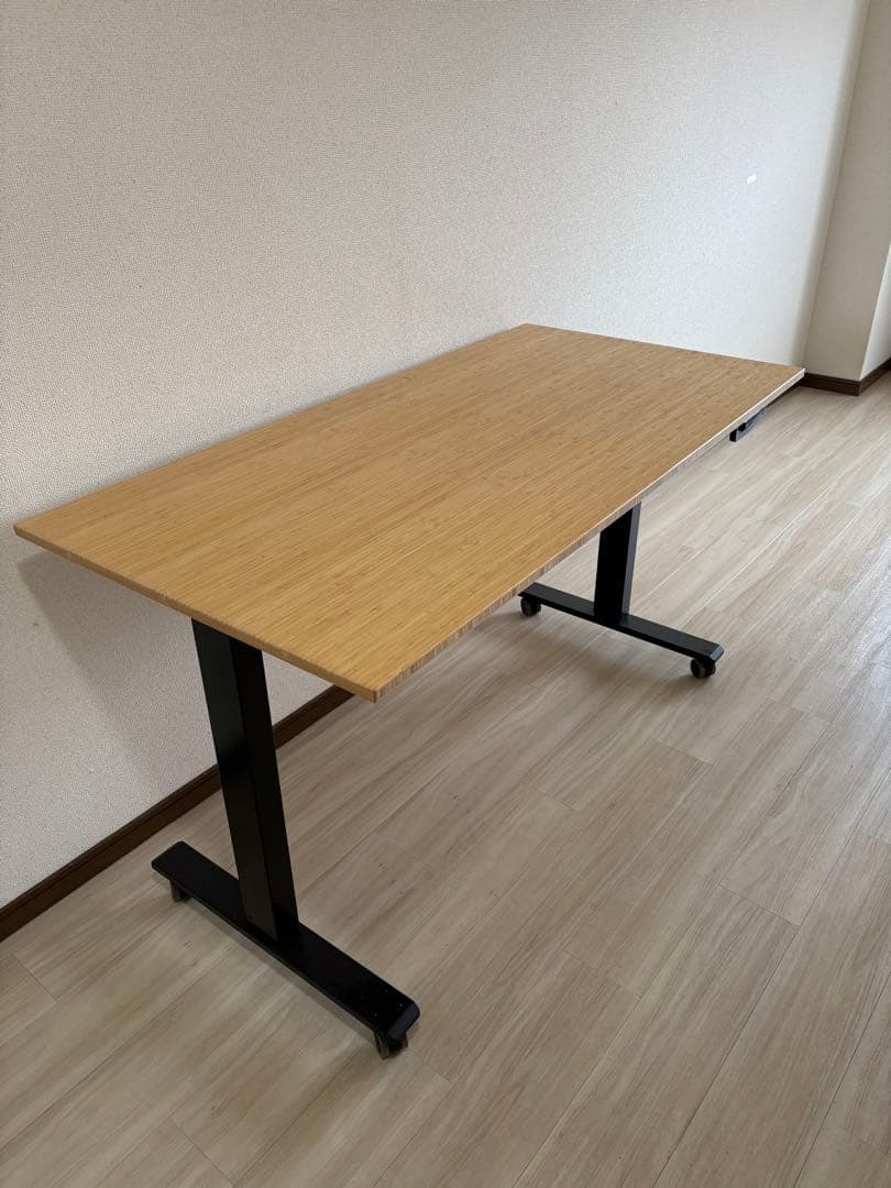 美品Flexispot 手動昇降スタンディングデスク。引き取り限定
