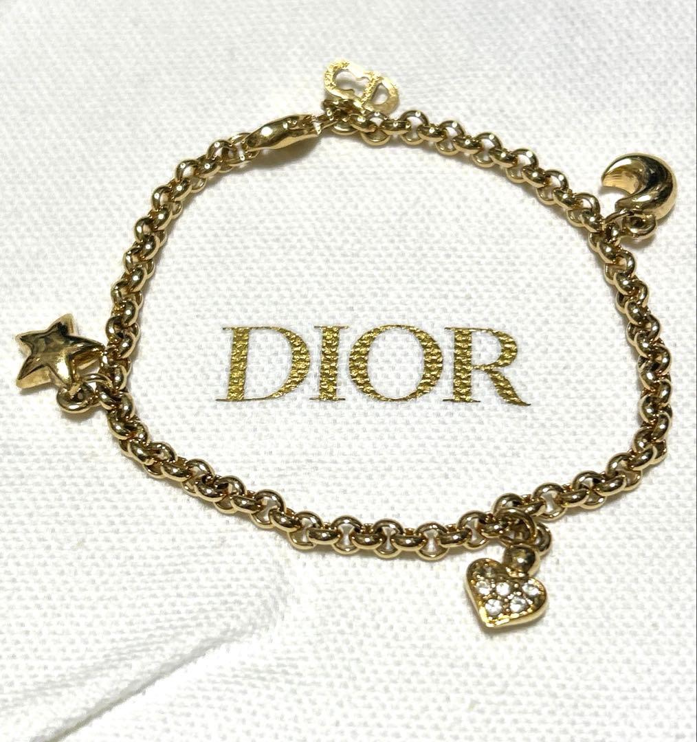 Dior クリスチャンディオール ブレスレット ラインストーン