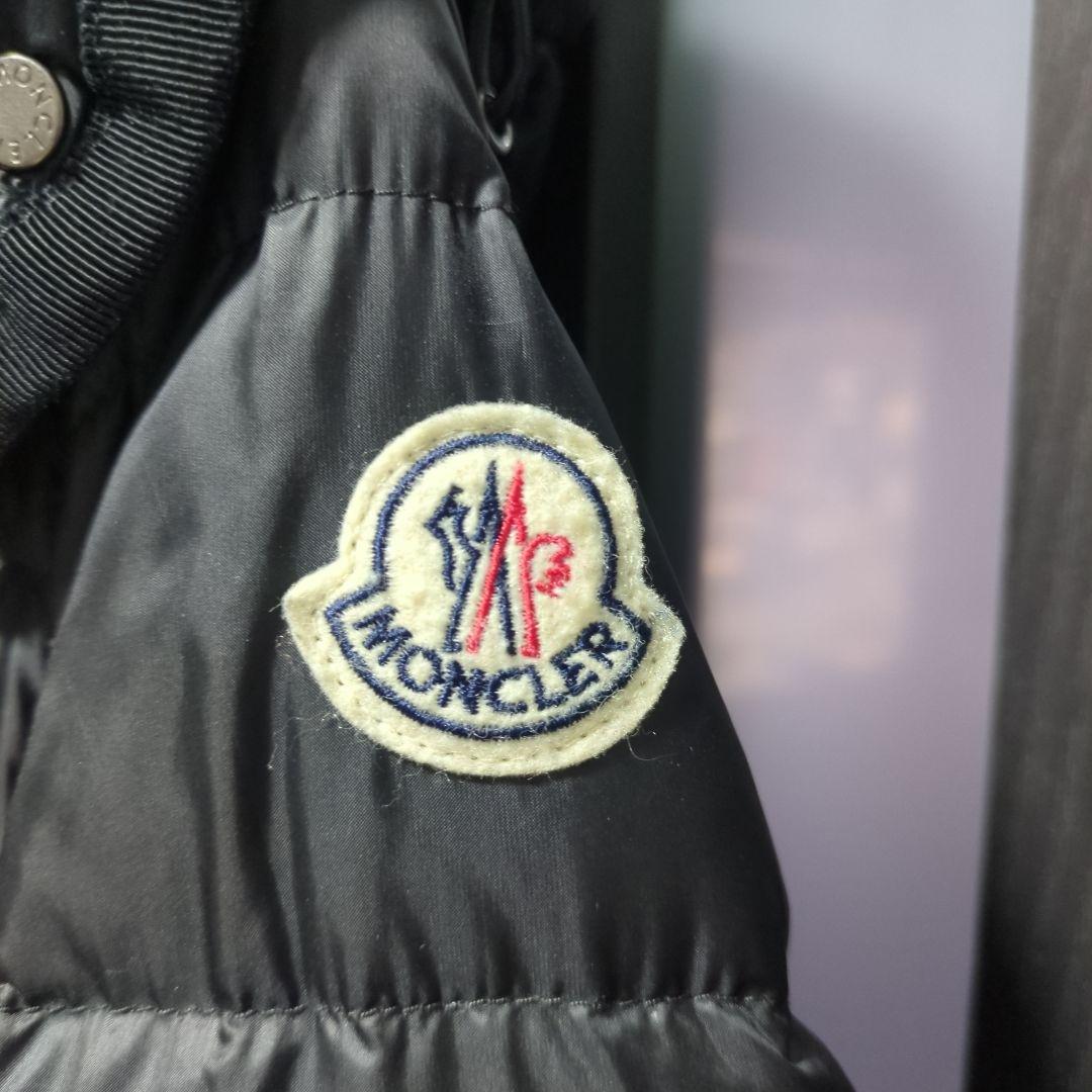Moncler ブラック ロングコート