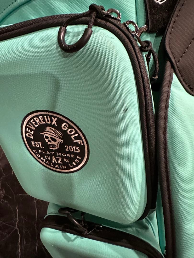 DEVEREUX GOLF ターコイズ ゴルフバッグ　キャディバッグ