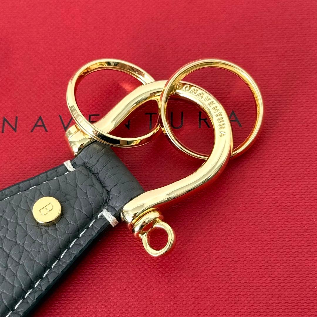 【未使用✨️】BONAVENTURA キーホルダー シャックル チャコールグレー