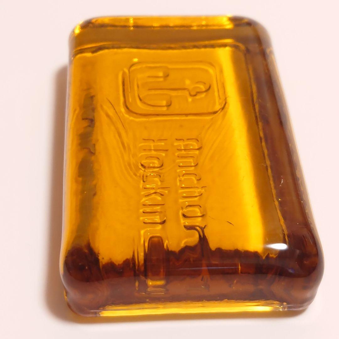 【ペーパーウェイト（ハニーゴールド）】アンカーホッキング社製　ファイヤーキング