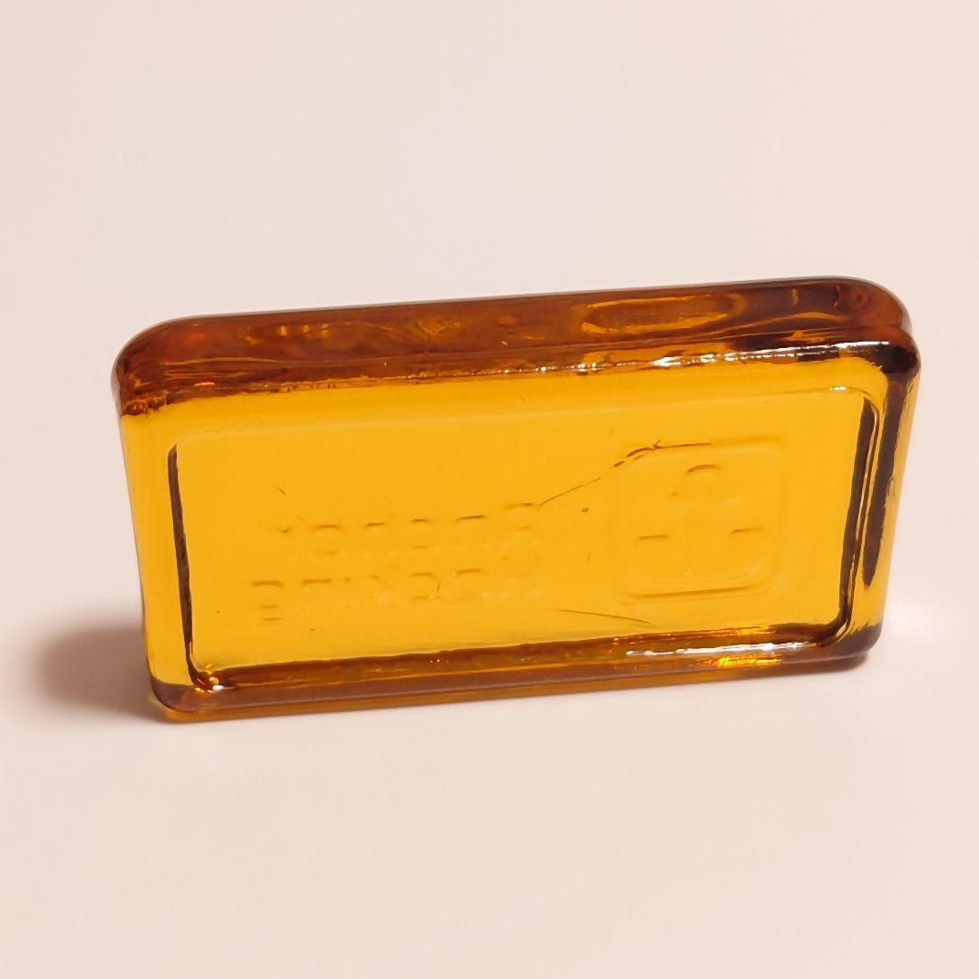 【ペーパーウェイト（ハニーゴールド）】アンカーホッキング社製　ファイヤーキング