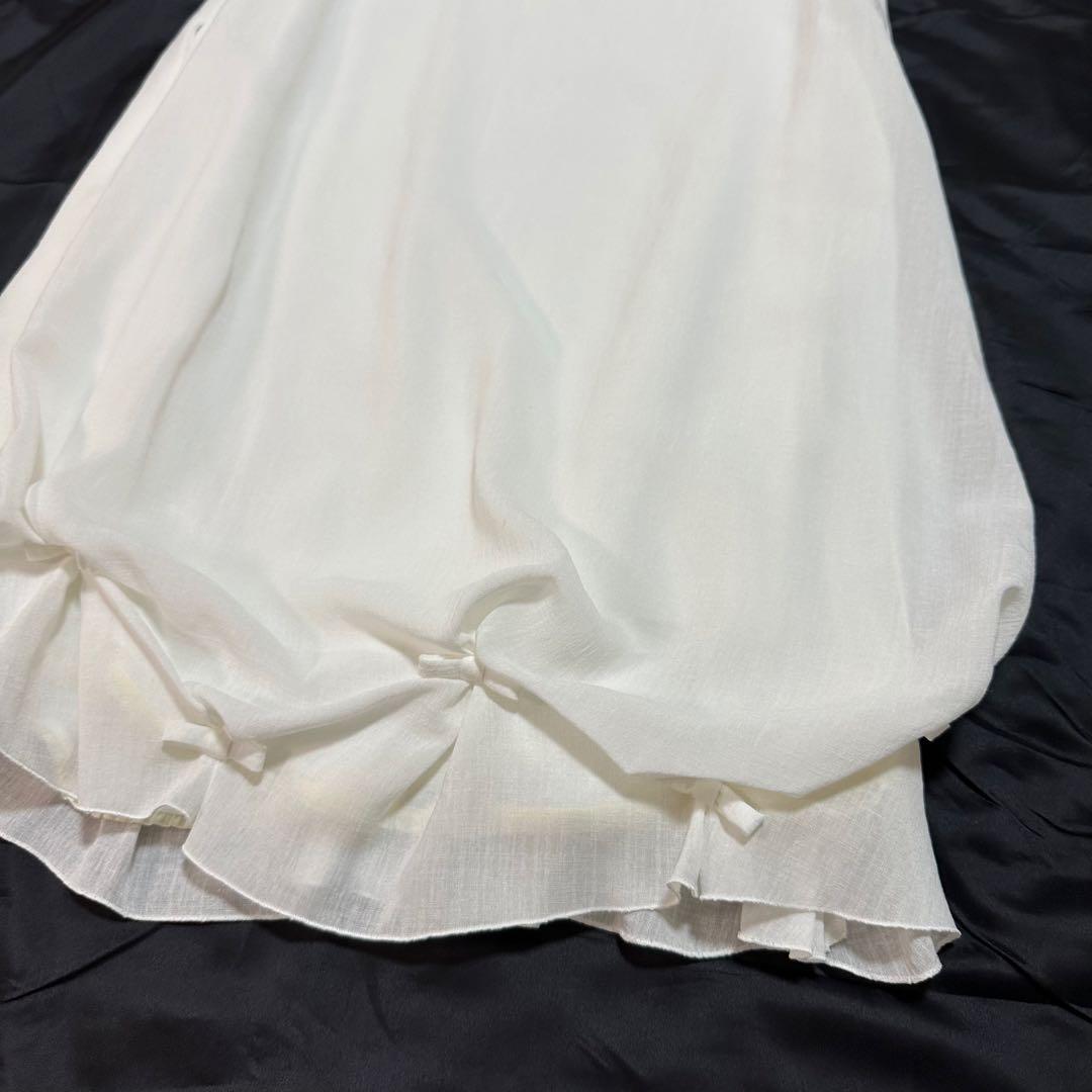 美品✨フォクシーデイジーリン ワンピース 白 ホワイト