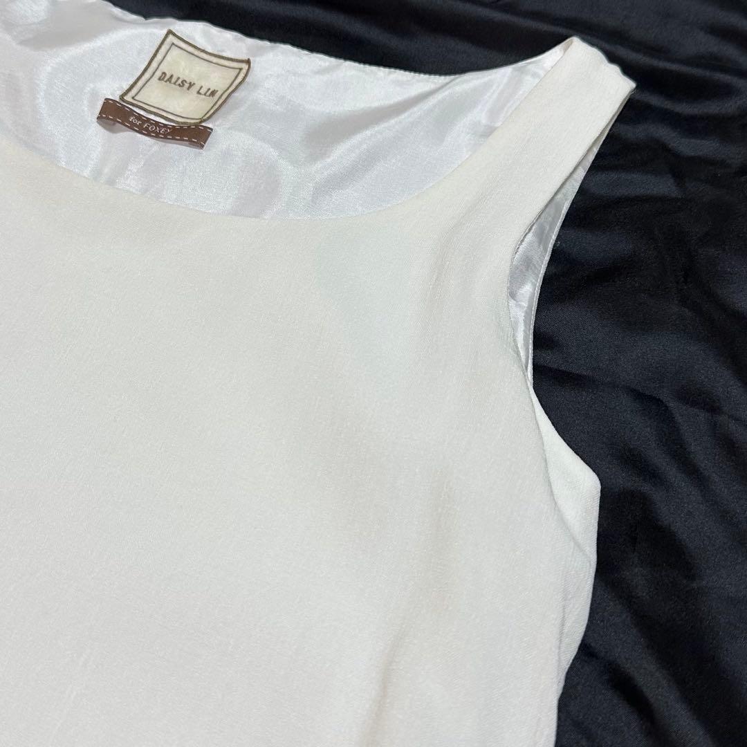 美品✨フォクシーデイジーリン ワンピース 白 ホワイト