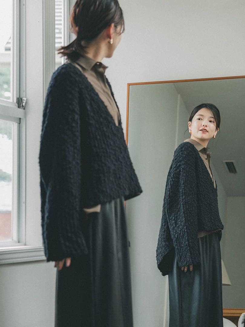 crewre メランジディープVネックニット 2色セット size:01