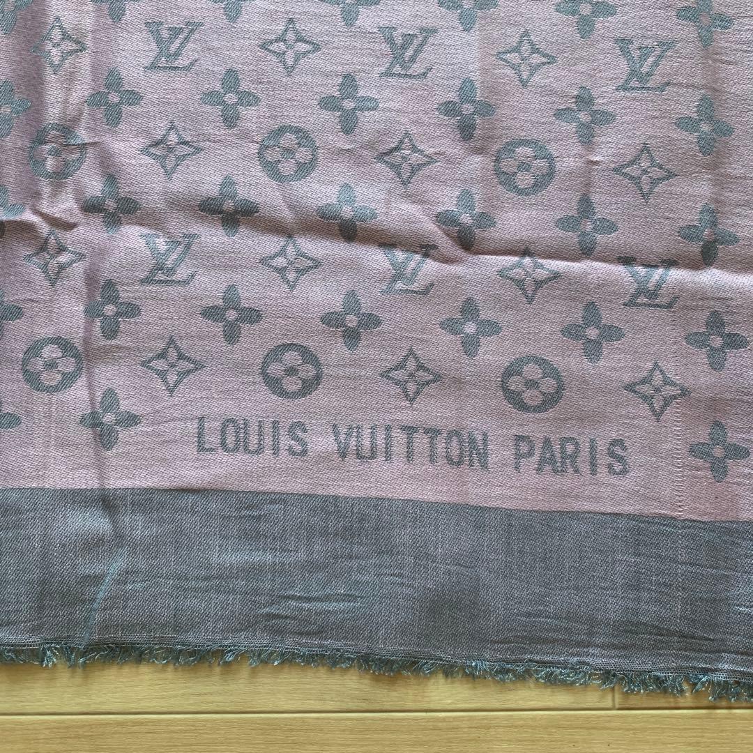 ルイビトン　モノグラム　スカーフ大判　タグ無し