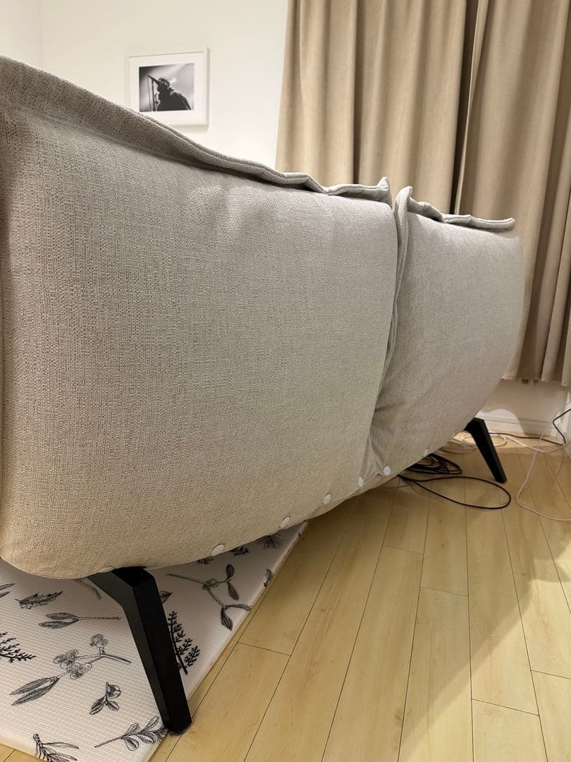 ligneroset カラン ソファ 木製脚付き