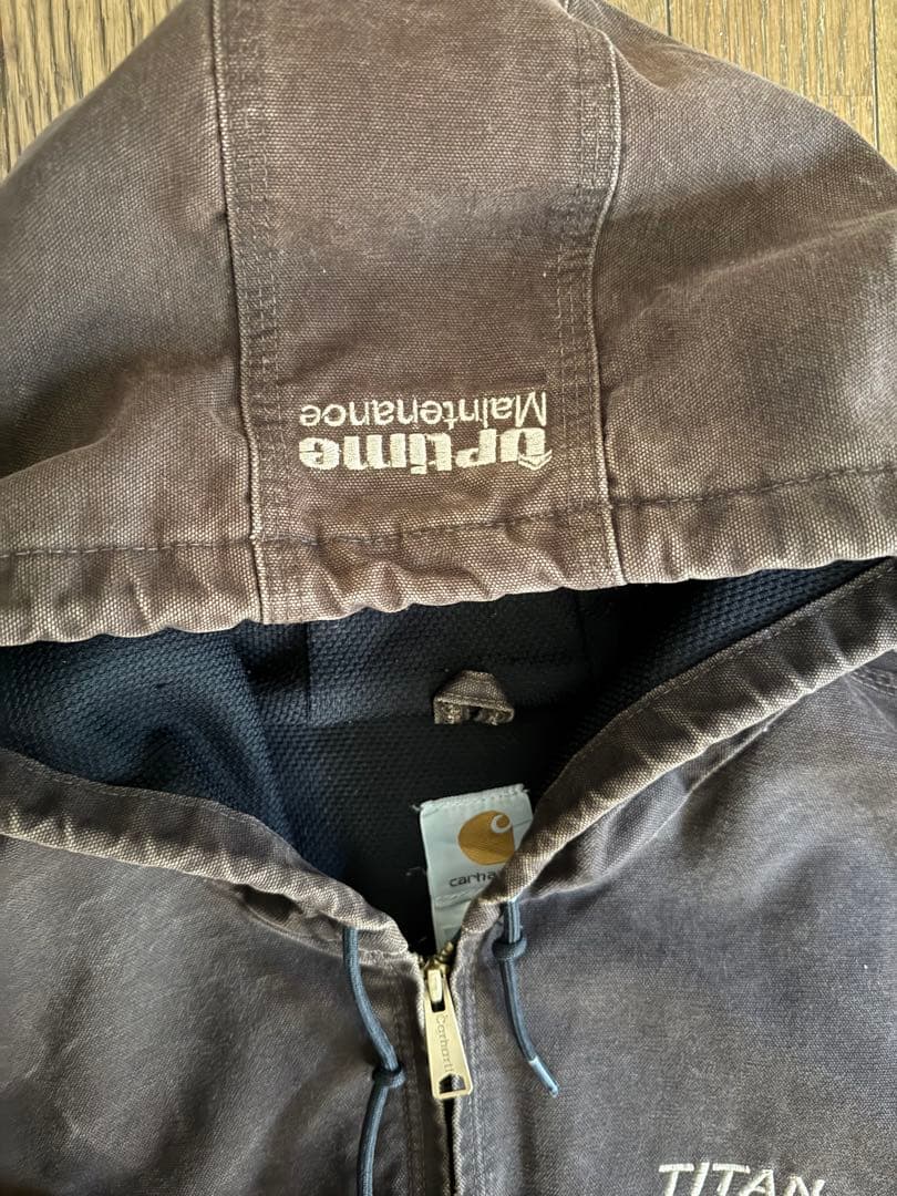 Carhartt アクティブジャケット ダックパーカー ダークブラウン