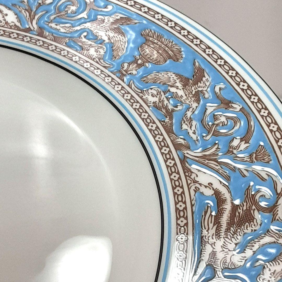 専用Y1275-8 ウェッジウッド フロレンティーンターコイズ 大皿2枚　ぬ