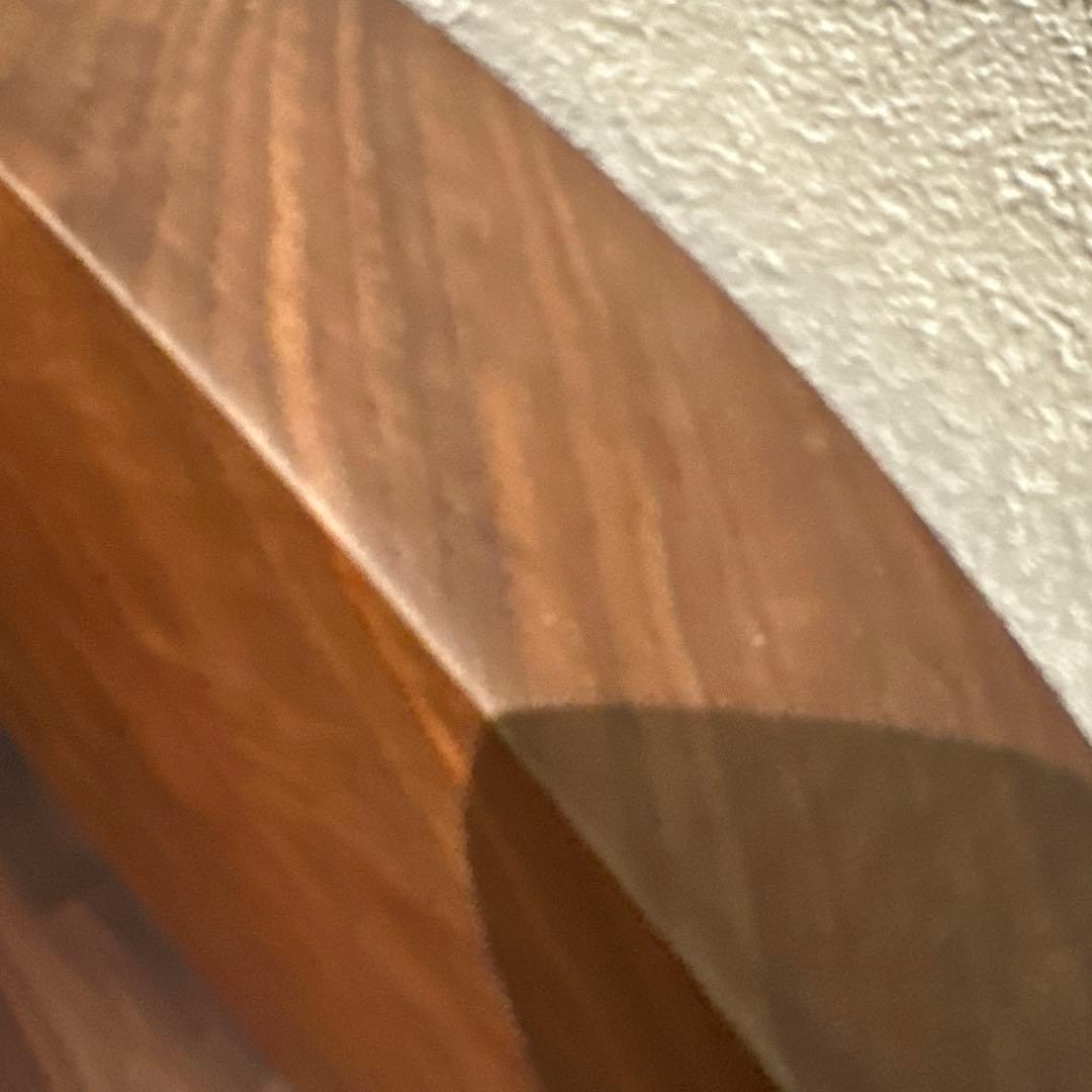 【値下げ】直径70cm　ウォールナット　円形　丸　一枚板　無垢　天板テーブル座卓