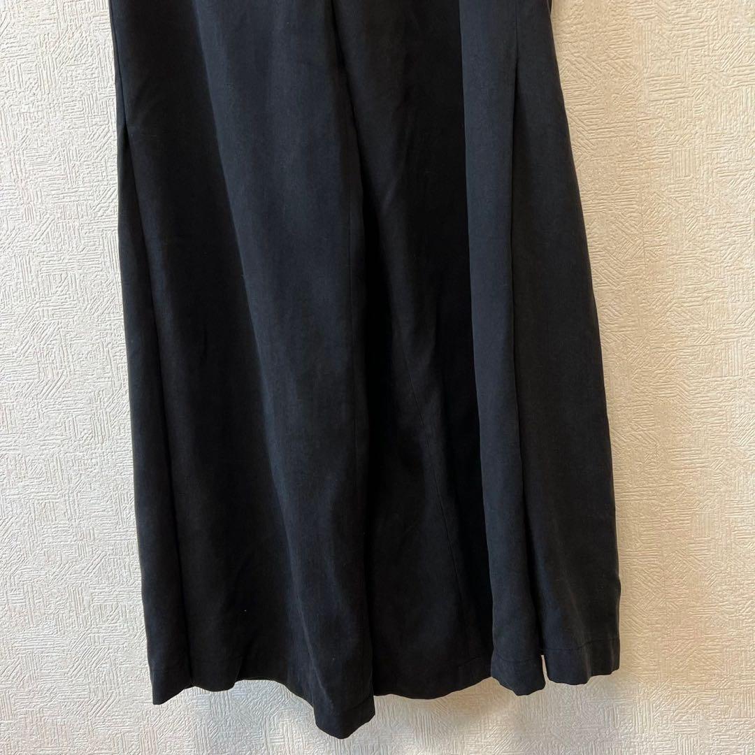 LIMI feu テンセル サスペンダー ハイウエスト ワイドパンツ