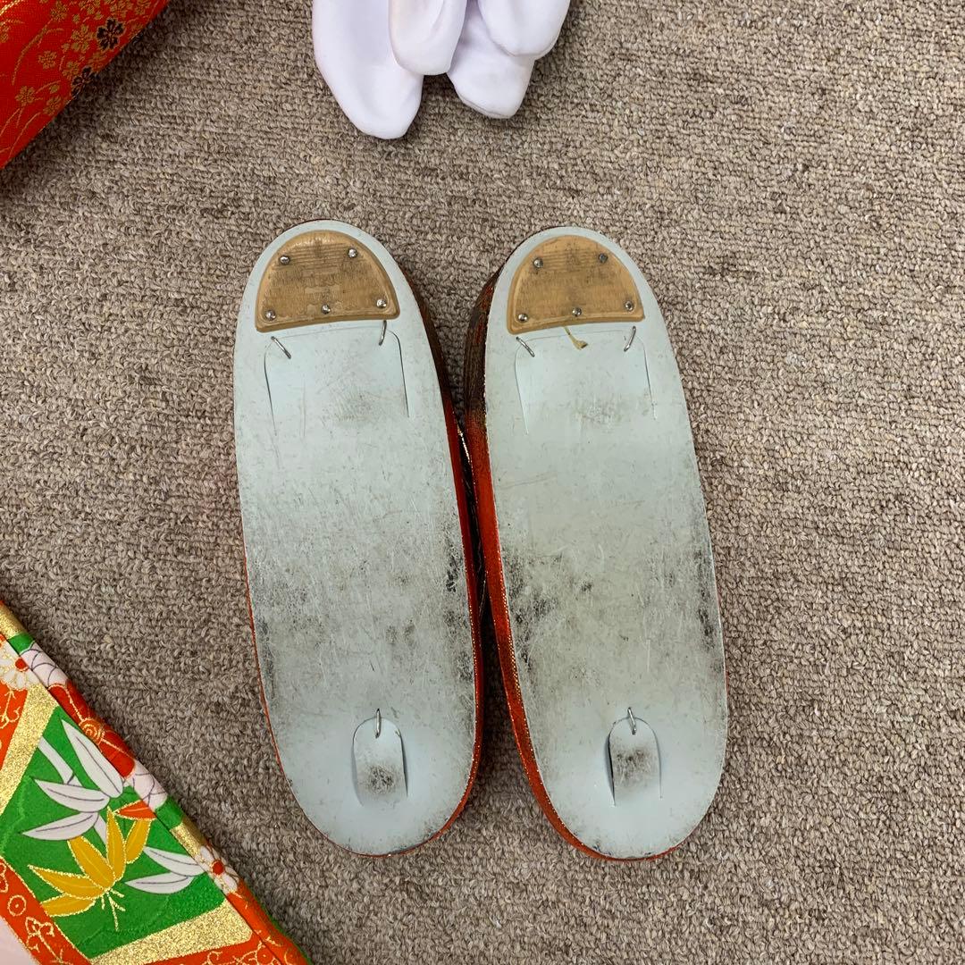 ママ◆410ag70用小物類、草履バッグ、半衿、 着付け小物セット